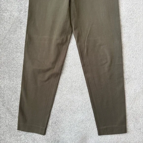 Banana Republic Pants Womens 2 Green Stretch Cotton Straight Leg Slim Fit Career - Picture 3 of 11